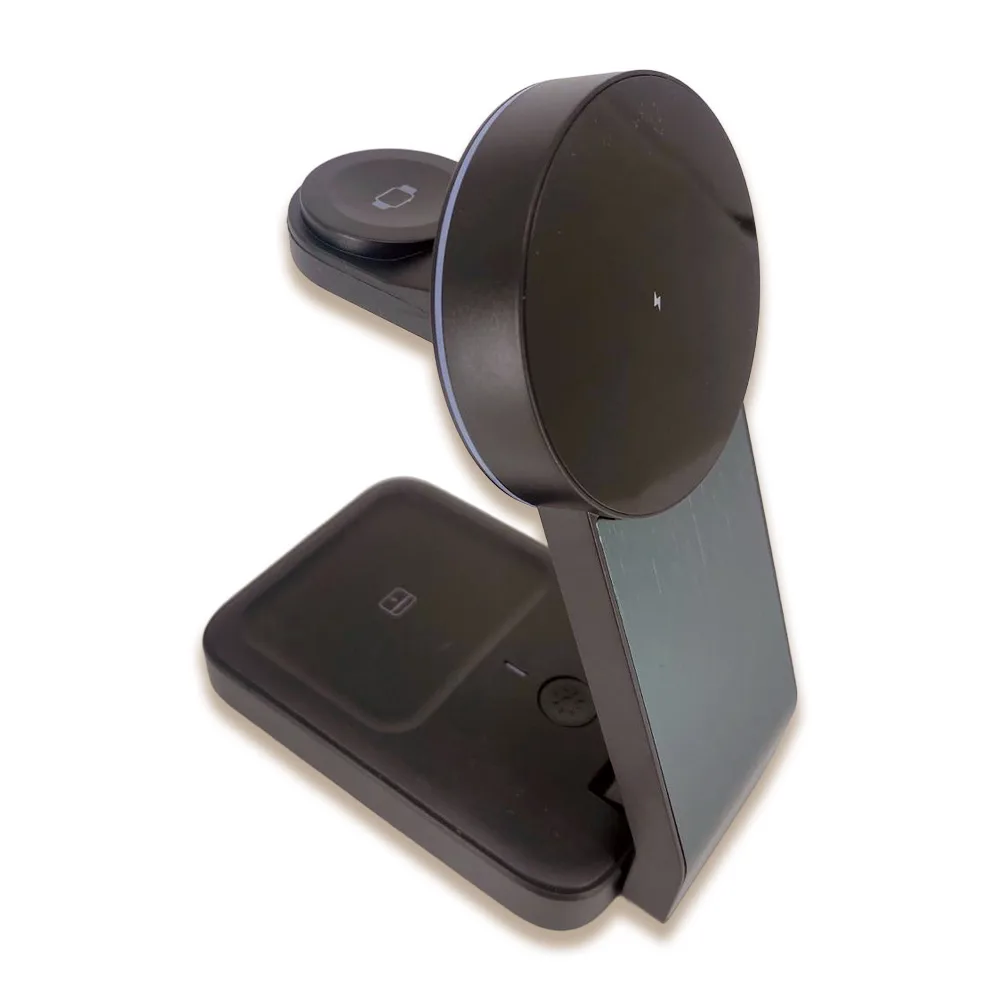 Kablosuz Şarj Standı (Telefon, Saat, Kulaklık)