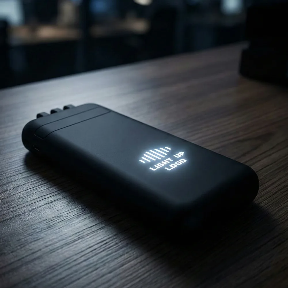 Işıklı Logo Wireless Powerbank 10000 mAh