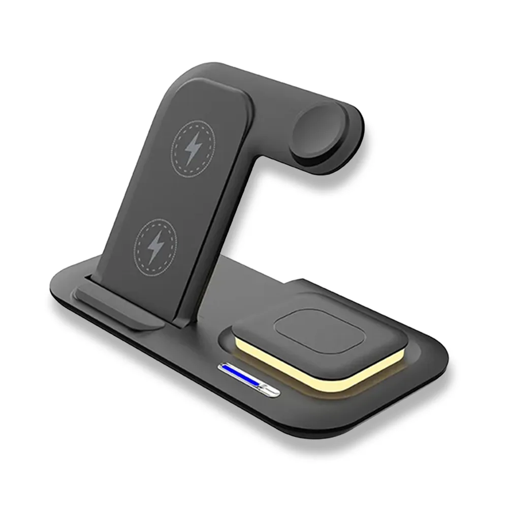 Kablosuz Şarj Standı (Telefon, Saat, Kulaklık)