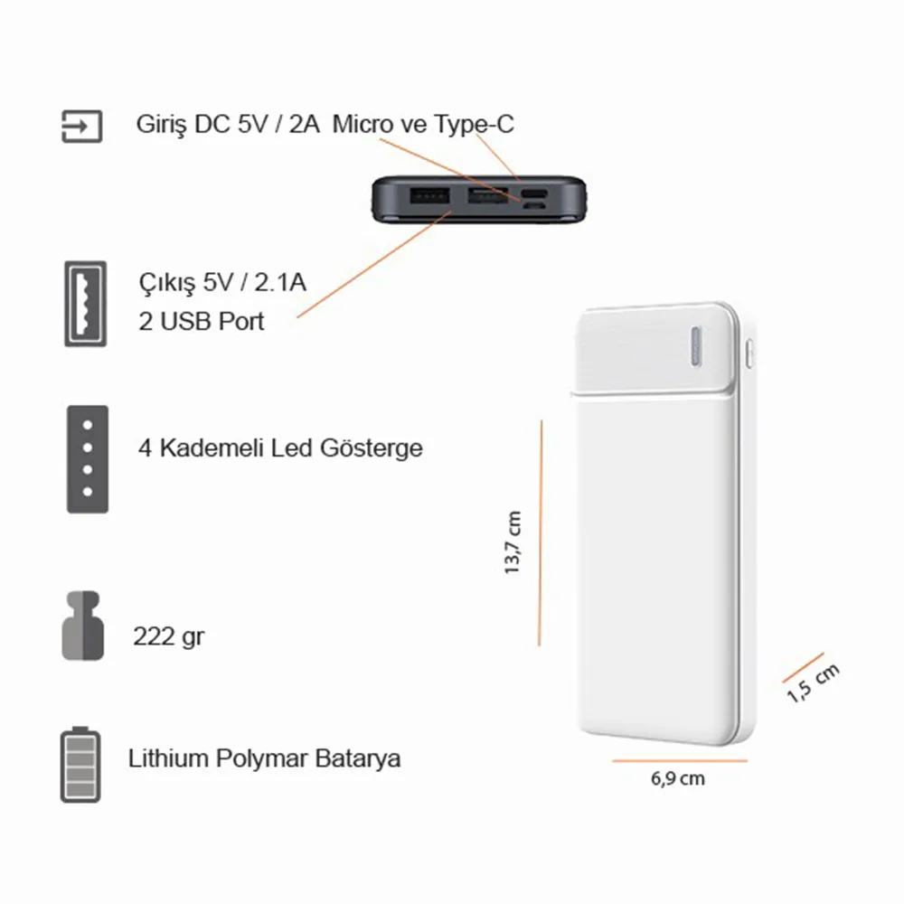 Powerbank 10000 mAh