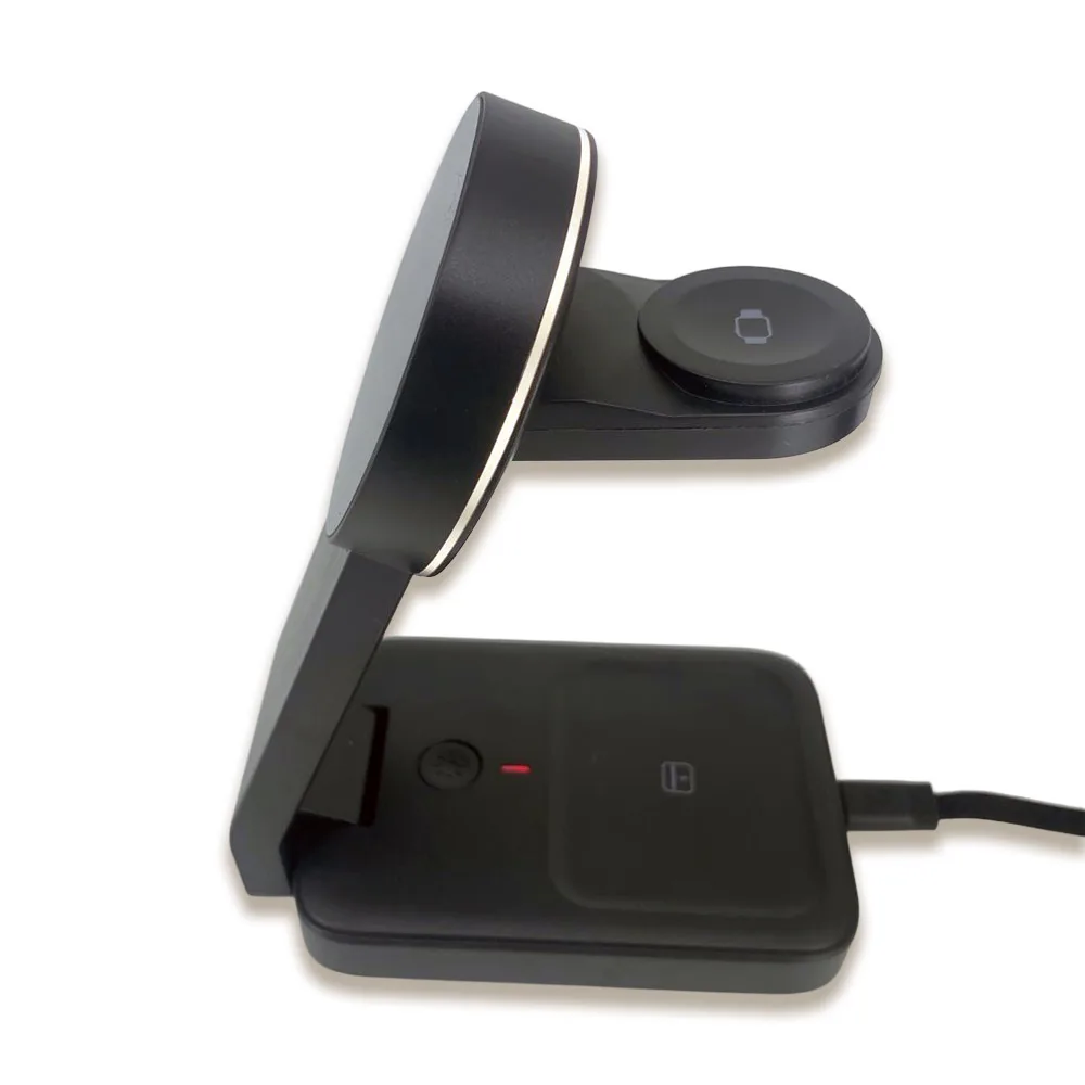 Kablosuz Şarj Standı (Telefon, Saat, Kulaklık)