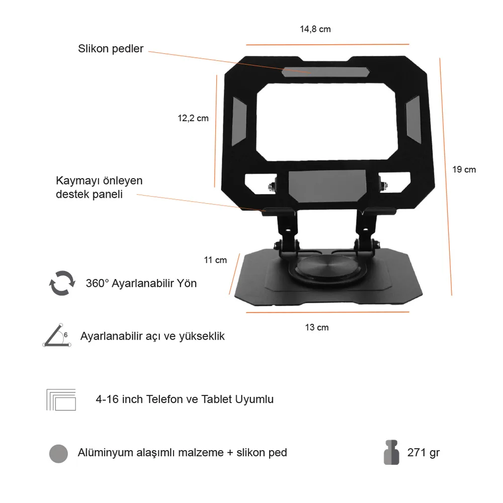 Telefon/Tablet Tutucu