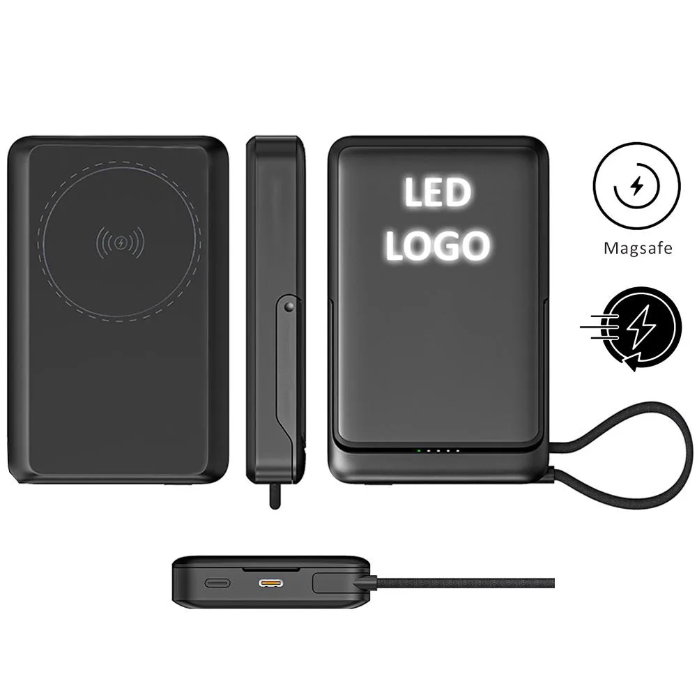 Powerbank 10000 mAh ( Işıklı Magsafe & 22.5w Hızlı Şarj  )